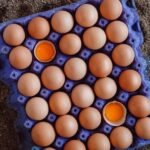 Huevos frescos con yemas de color intenso, símbolo de calidad natural.